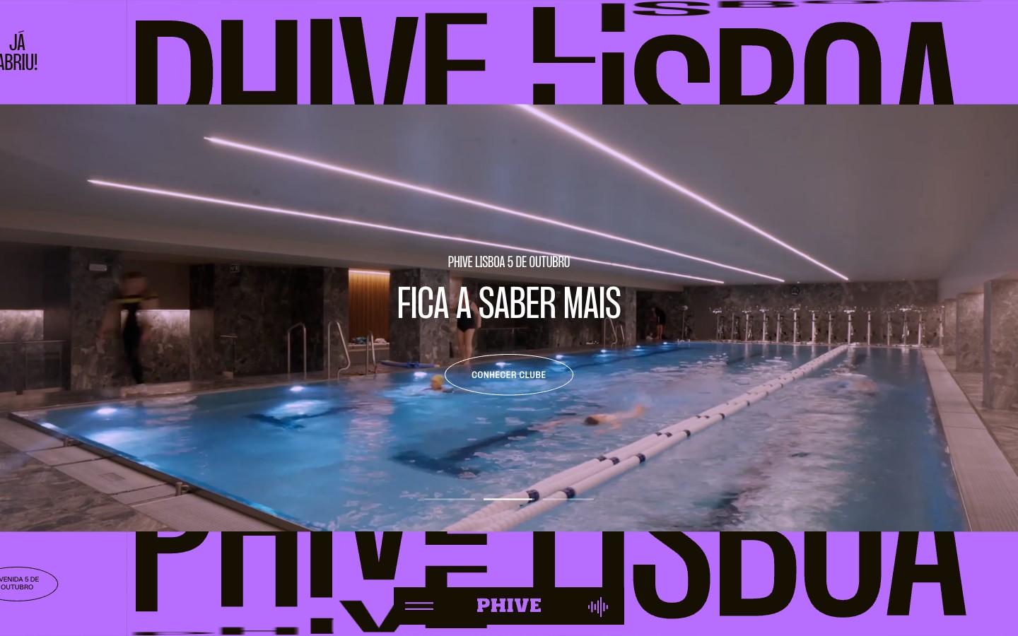 Screenshot do site Phive